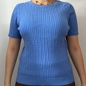 Tommy Hilfiger Blue Knit Top